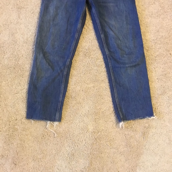 Zara Straight Fit High Waste Denim - Picture 2 of 8
